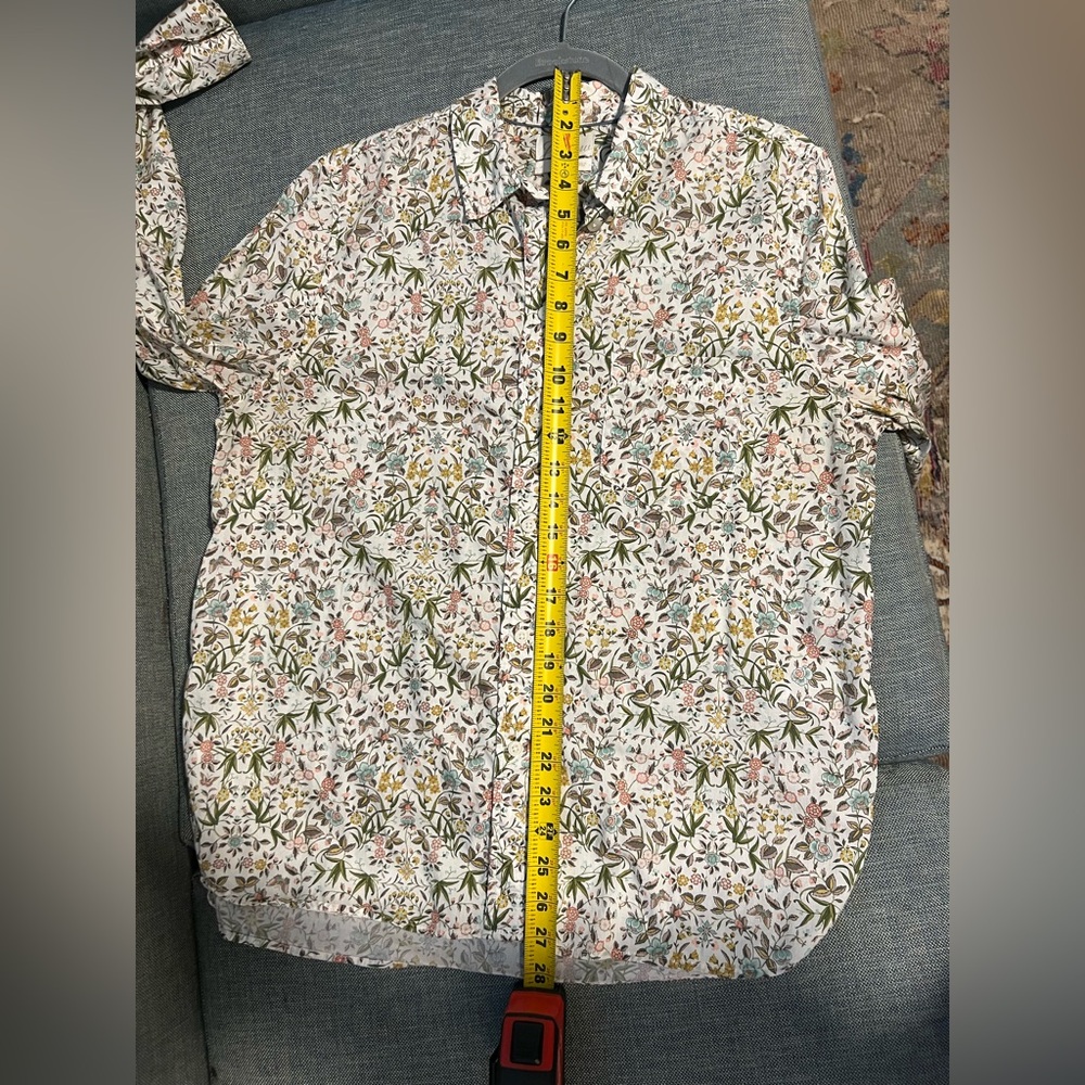 J. Crew Liberty Fabric Floral Button Down Blouse - Picture 5 of 5